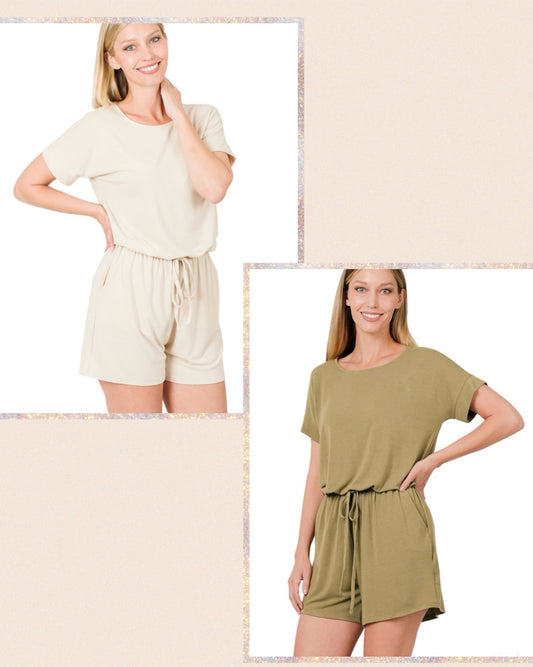 Zenana Short Romper