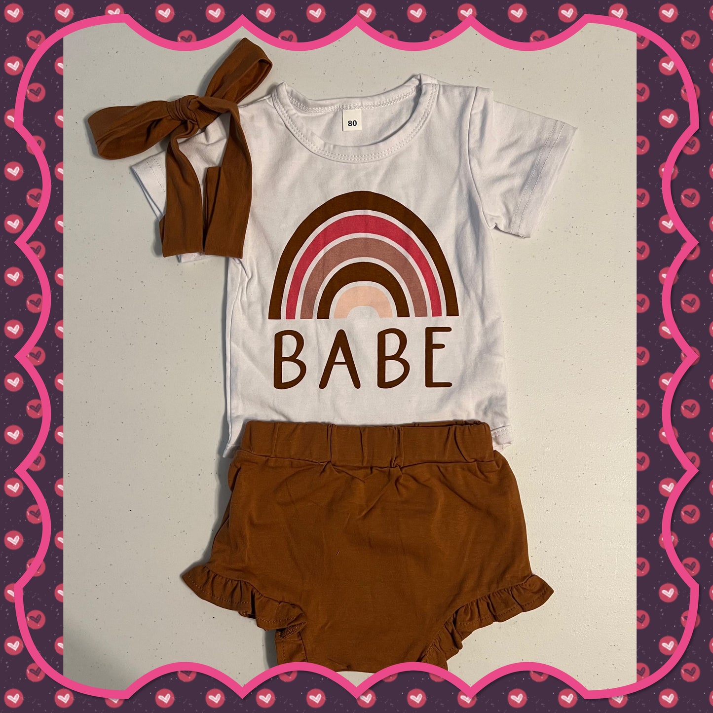 Babe Rainbow Bodysuit & Bummies