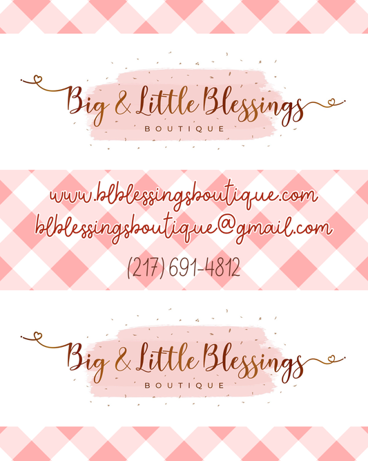 Big & Little Blessings Boutique Gift Certificate