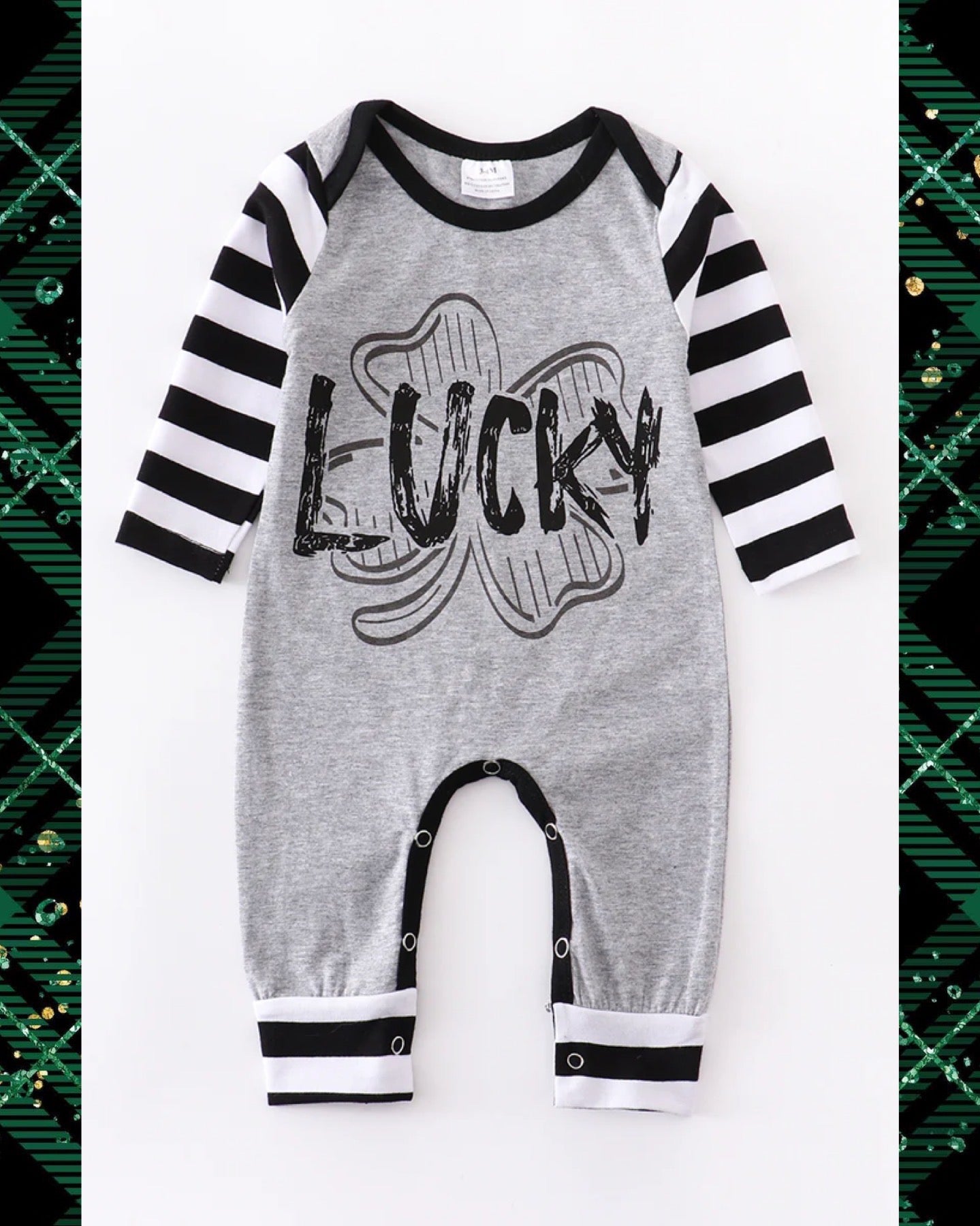 Lucky Shamrock Romper