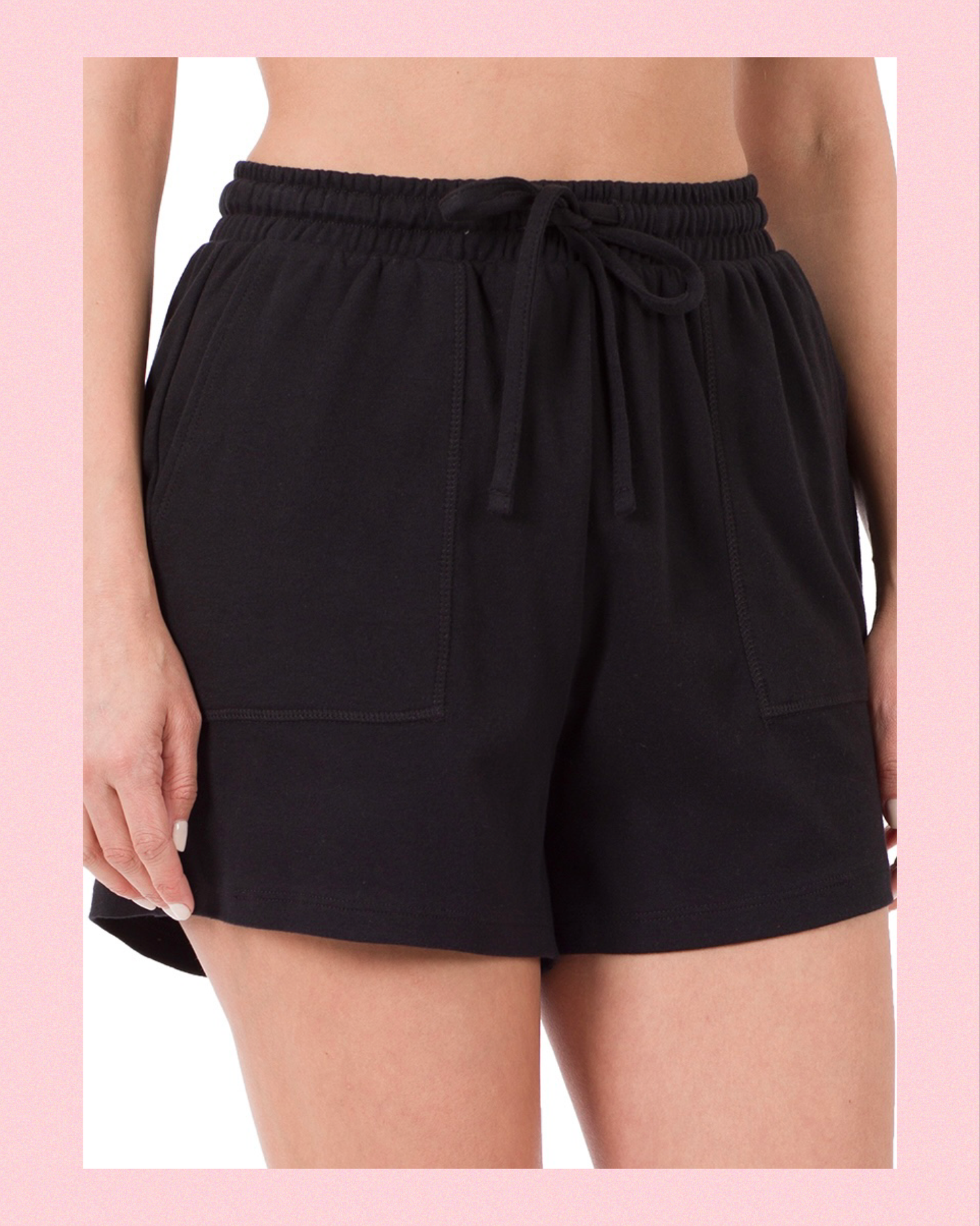 Zenana Drawstring Shorts